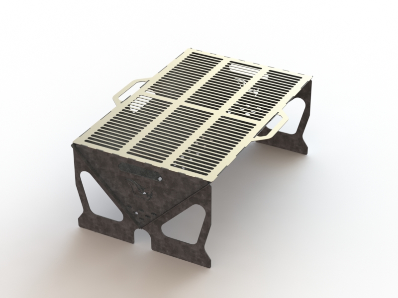 便携式钣金烧烤架